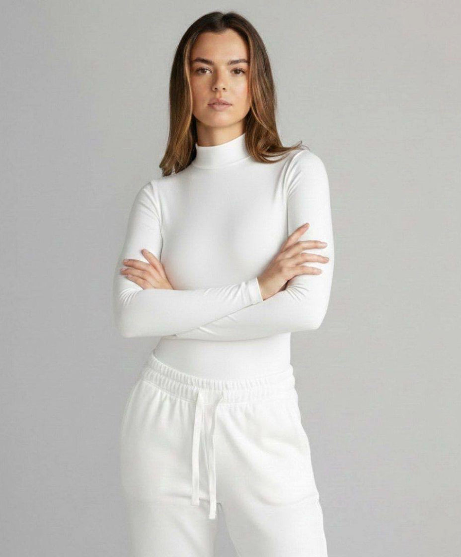 Long Sleeve High Neck Basic Top