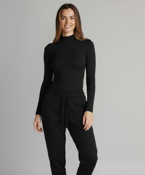 Long Sleeve High Neck Basic Top
