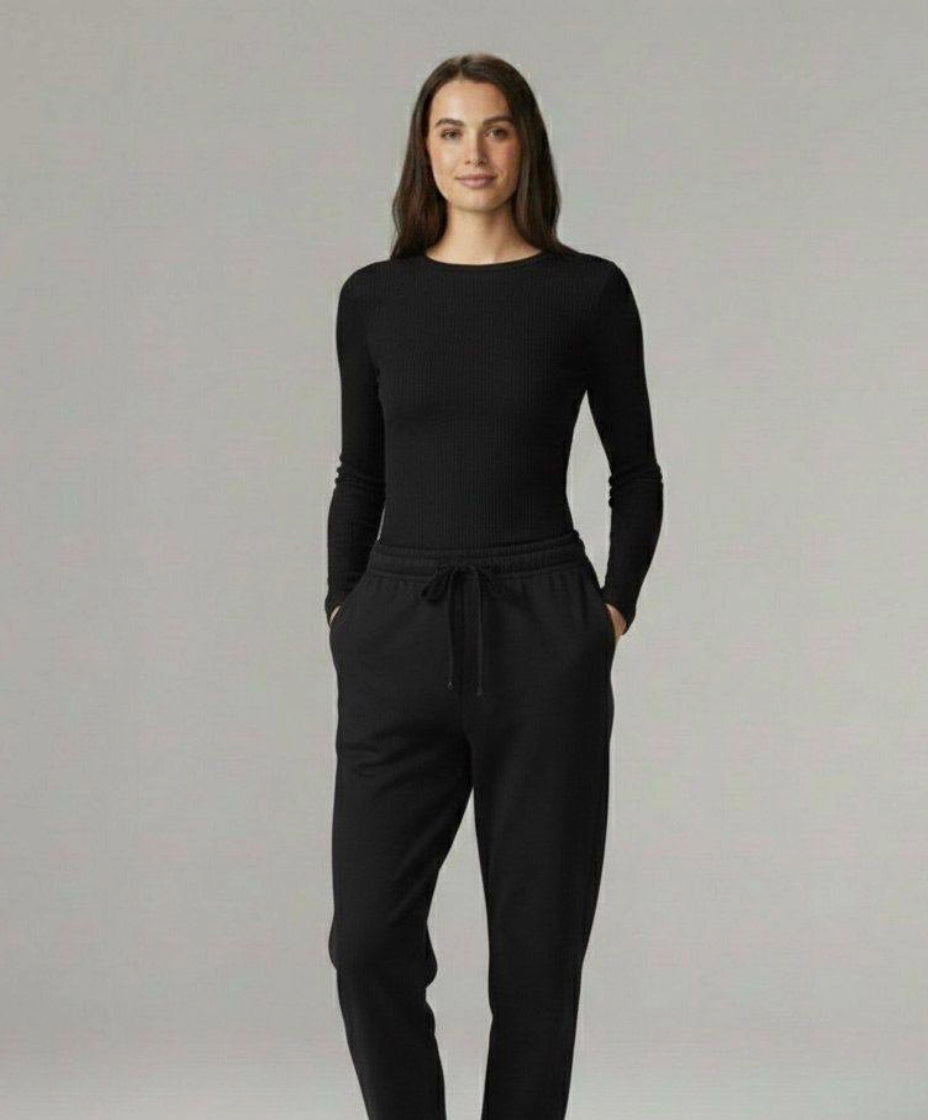 Long Sleeve Round Neck Basic Top