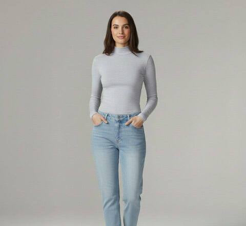 Long Sleeve Round Neck Basic Top